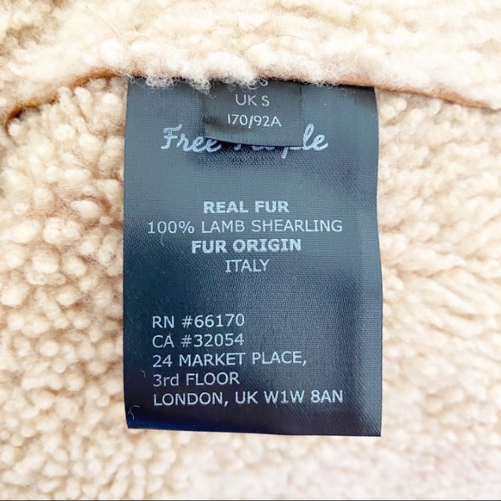 Free People Aspen Marshall suede shearling jacket - Picture 11 of 14